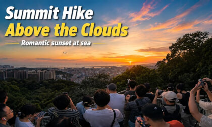 Summit Hike (VR180) | Above the Clouds in Bao'an, Shenzhen