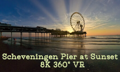 Scheveningen Pier at Sunset | 8K 360° VR