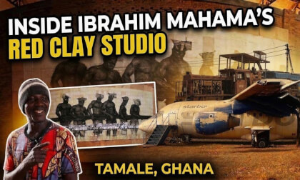 Go Inside Ibrahim Mahama's Red Clay Studio in Ghana