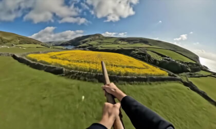 Hop on a broom and take a flight