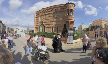 Colonia Guell Local old style village event. Final Part