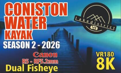 Coniston Warer Lake District - Cumbria VR 180 8K Canon R5 RF5.2