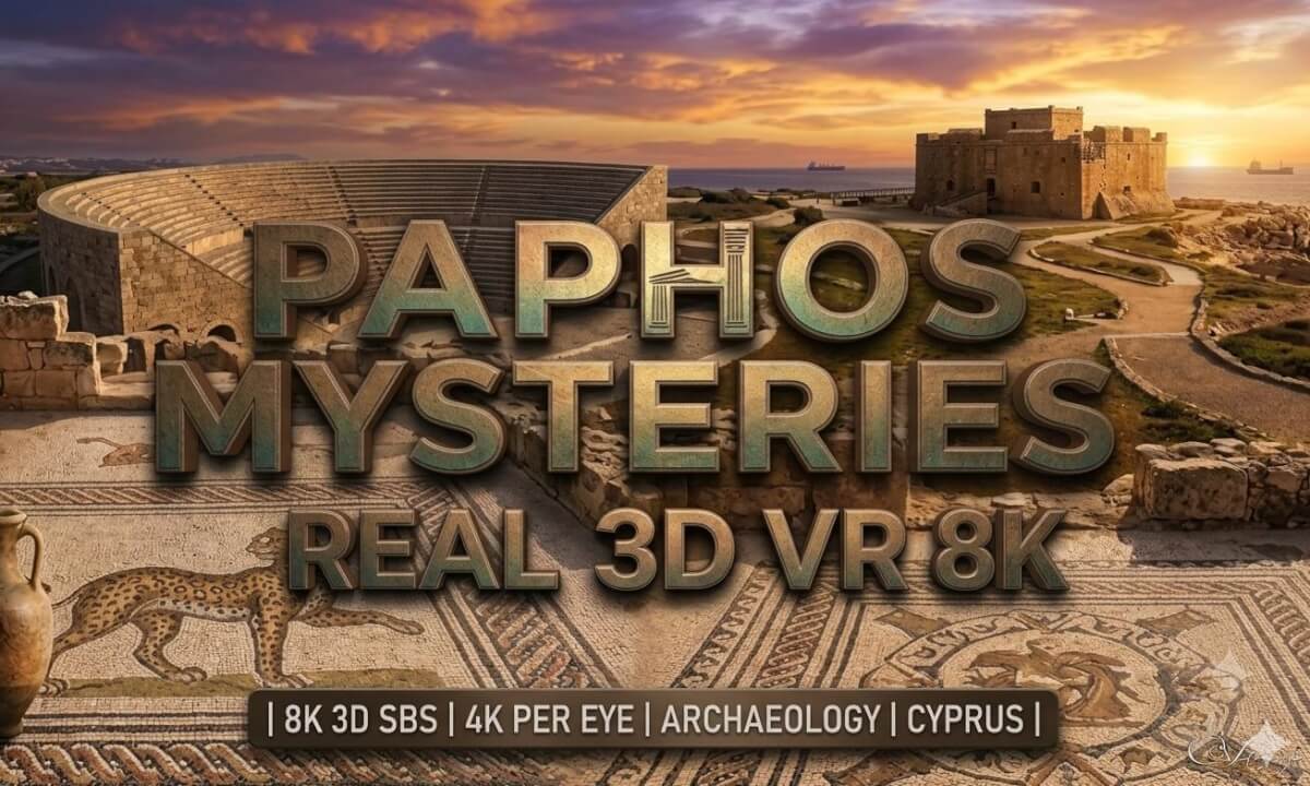 3D Paphos Archaeological Park, Cyprus