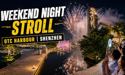 A weekend evening stroll at OTC Harbour | Shenzhen
