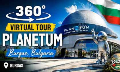 PlanetUm Burgas Bulgaria 360 8k virtual tour Научен център ПланетУм Бургас Българското insta360 X5