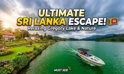 🌿🚤 Gregory Lake Nature Escape 🇱🇰 | Relaxing Scenic Boat Ride | Experience Sri Lanka 8K VR