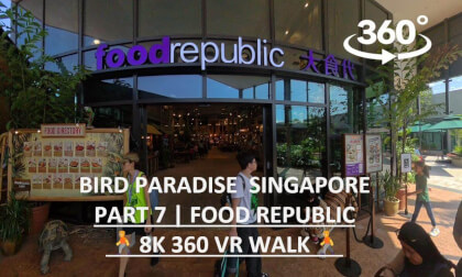 Bird Paradise Singapore (Part 7) | Food Republic | 8K 360 VR Walk