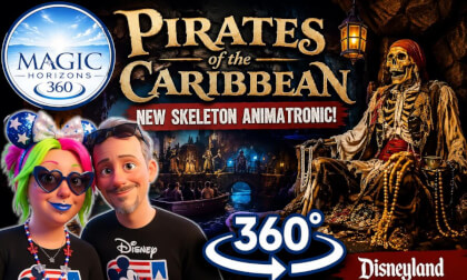 🏴‍☠️ Pirates of the Caribbean 360° VR | NEW Skeleton Animatronic at Disneyland! (July 2026)