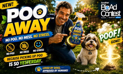 POO AWAY™ | The Magic Spray That Makes Dog Poo Disappear! 😂 | Runway Big Ad Contest