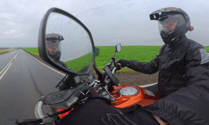 Motorcycle Ride in the Rain: Rough Roads and Finding Fuel | Uletay Ep. 2 | 360° 8K VR
