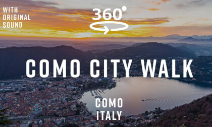Como City Walk – Como, Italy 🇮🇹 | 360° Walking Tour | Original Sound