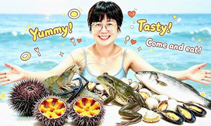 Crazy Chinese grocery apps! So many strange live sea creatures for delivery