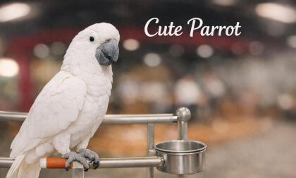 A curious parrot and moles.By canon R7.一只好奇的鹦鹉和鼹鼠们。