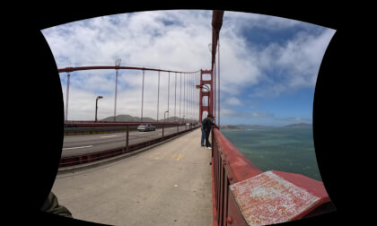 Golden Gate Bridge — Shot using two GoPro Hero 11 Mini cameras and post-processed with VR180 SyncPro