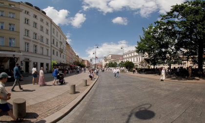 Walking Through the Streets of Warsaw  8K VR180 Shorts