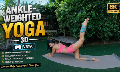 Tropical Ankle-Weighted Yoga 3D Workout VR180 8K