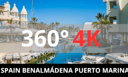 SPAIN, PUERTO MARINA BENALMÁDENA. 360° VR 4K. STREET WALKING. VIRTUAL REALITY EXPERIENCE. VR Video SPAIN, PUERTO MARINA BENALMÁDENA. 360° VR 4K. STREET WALKING. VIRTUAL REALITY EXPERIENCE. VR