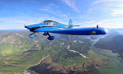 Harrison Lake Flight Highlights | Wingtip View | 8K 360° VR | RV-10 | British Columbia