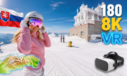 ⛷️ Jasná Chopok South – The Longest Panoramic Descent 🇸🇰 | Pistes 34C–34A & 31 | 360° 8K VR
