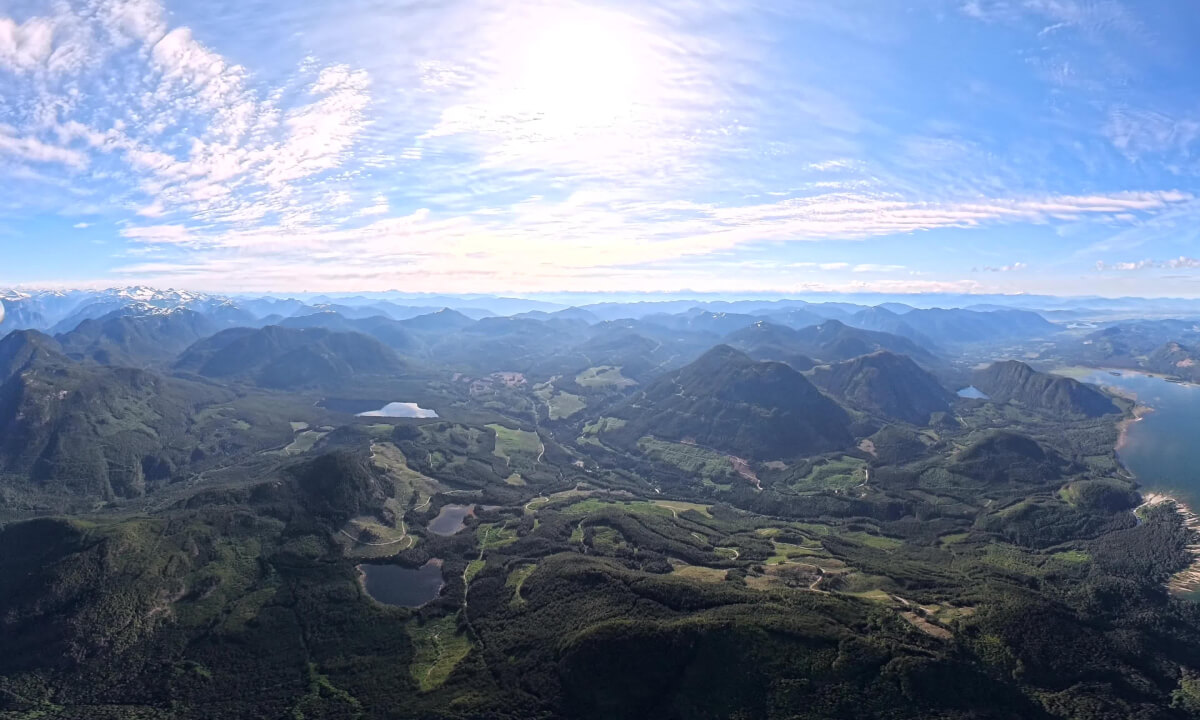 Full Flight Over Golden Ears Provincial Park | RV-10 Wingtip View | 8K 360° VR