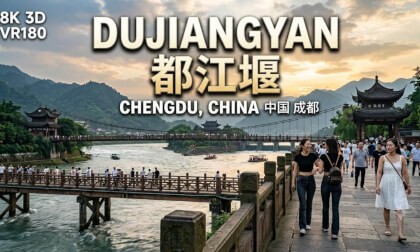 8K3D VR180 | Misty Waters, Timeless Soul: Dujiangyan | 烟水长流都江堰