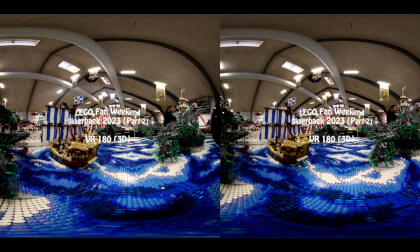 Big international LEGO exhibition Skaerbaek 2023: part 2 (VR 180 3D 8K) VR Video Big international LEGO exhibition Skaerbaek 2023: part 2 (VR 180 3D 8K) VR
