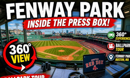 🏟️ INSIDE the Historic Fenway Park Press Box! 🎙️ 360° Tour of Baseball's Most Legendary Booth | 8K VR