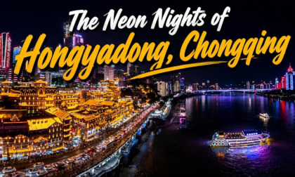 The enchanting night view of Hongyadong, Chongqing