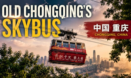 This cableway connects the scenery on both sides of Chongqing's mountain city