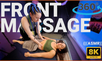 Front Relaxing Massage by Anna to Nisa 360 VR