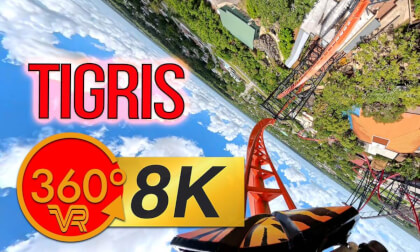 Tigris Front Row POV | Busch Gardens Tampa | 8K 360