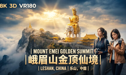 8K3D VR180 | Beyond the Misty Peaks of Mount Emei | 雾锁金顶：寻迹峨眉山