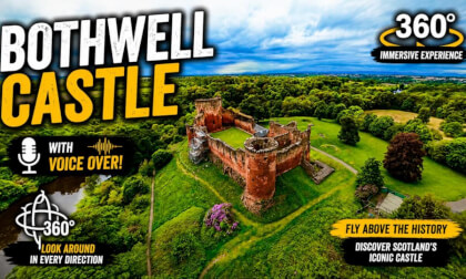 Bothwell Castle - Scotland | 🚁 8K 360° Drone Flight | Voiceover