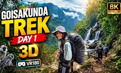 The Most Beautiful Trail in Nepal? Gosaikunda Trek Day 1 3D VR180