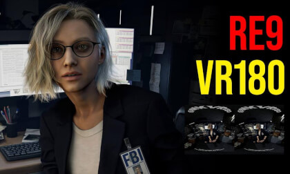 Resident Evil Requiem | Default Skin, Room 204 | RE9 VR Machinima (VR180)