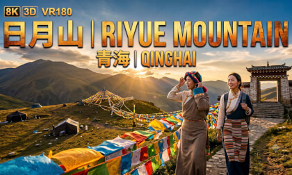 8K3D VR180 | Crossroads of Wind and History: Riyue Mountain | 日月山：风与历史的十字路口