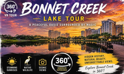 Bonnet Creek Lake Tour | 360° VR Experience | Hidden Oasis in the Heart of Disney