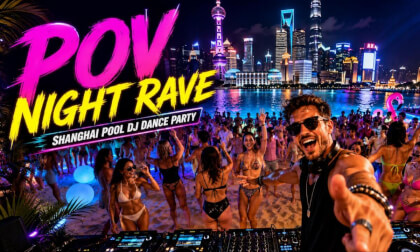 Shanghai Pool DJ Party Night