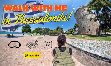 Walk with me in Thessaloniki, July 2026 - 8K 360° video