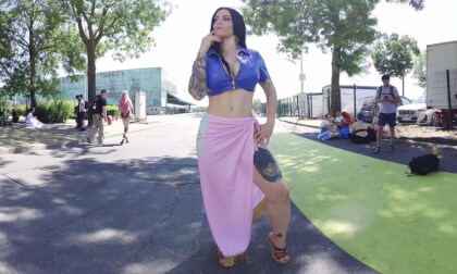 Onepeiice cosplay Chopper and Nico Robin