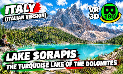 Lago di Sorapis dal Passo Tre Croci | Escursione VR180 3D nelle Dolomiti 08/06/26