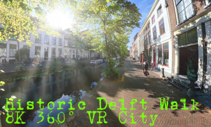 Historic Delft Walk | 8K 360° VR City Tour