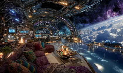 Have a good rest on the spaceship