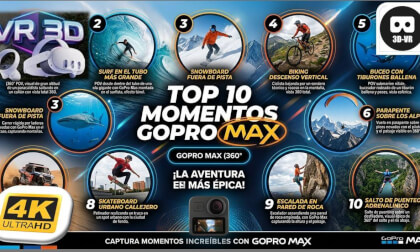 3D Top 10 GoPro MAX Best Moments
