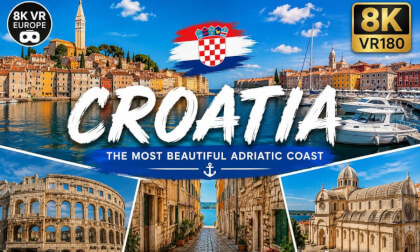 Discover Croatia 🇭🇷 | 8K VR180 Journey Along the Adriatic Coast
