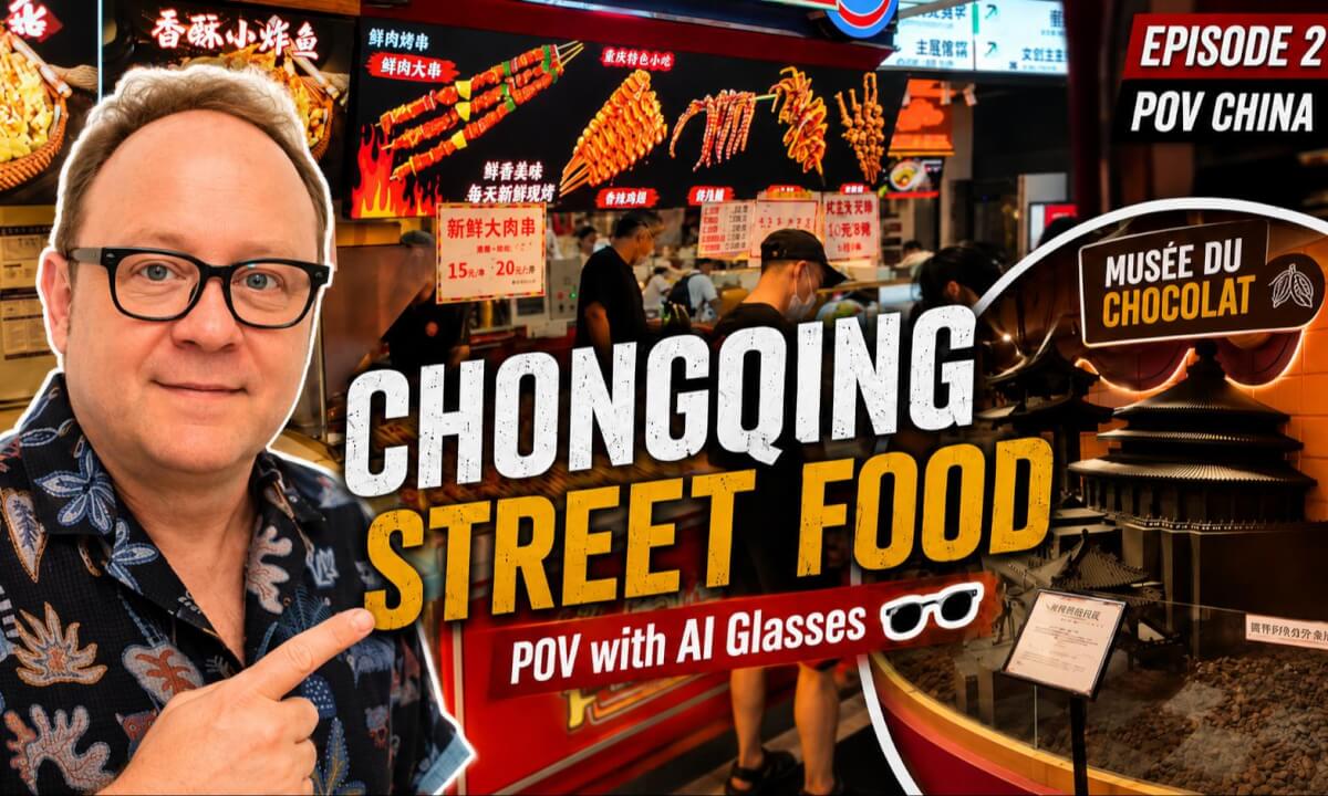 Chongqing Street Food POV | AI Glasses Walk