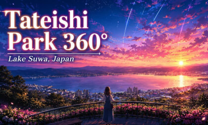 Lake Suwa, Japan in 360° | Immersive VR Experience