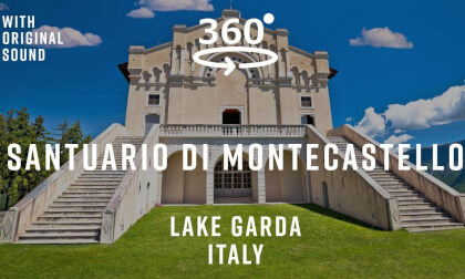 Santuario di Montecastello – Lake Garda, Italy 🇮🇹 | 360° Walking Tour | Original Sound