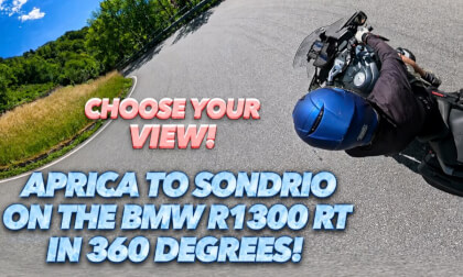 🇮🇹 Italian Alps | Aprica to Sondrio | 8K 360° VR Motorcycle Ride