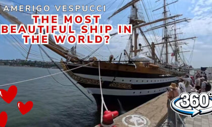 ⛵ Amerigo Vespucci in 360° | The World's Most Beautiful Tall Ship | Québec 2026 | Immersive 4K